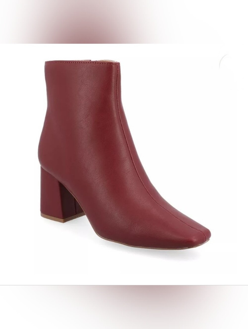 Journee Haylinn Women's Ankle Boots Size 9M Color: Brick Red
